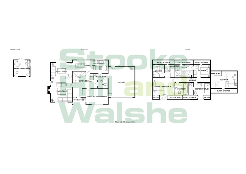 Floorplans For Kings Acre Road, Hereford
