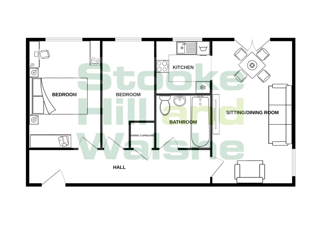 Floorplans For Broomfield Walk, Hereford