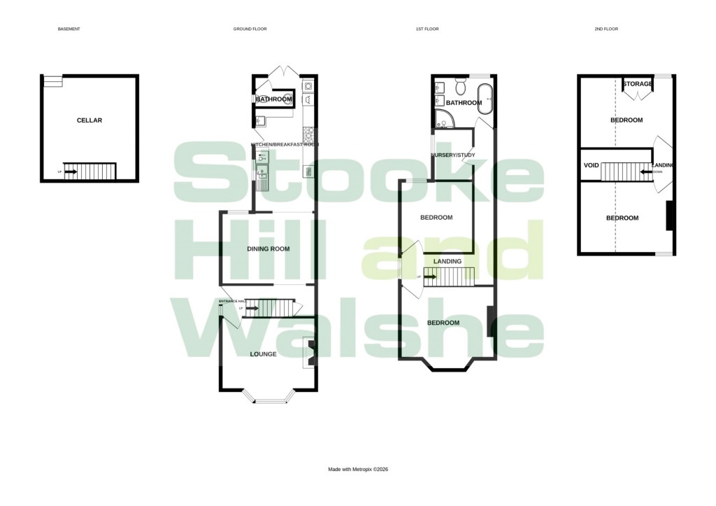 Floorplans For Tower Road, Hereford