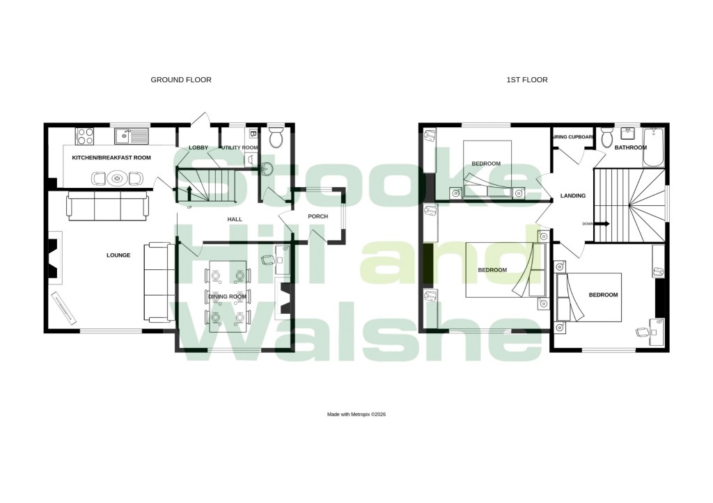 Floorplans For Breinton Road, Hereford