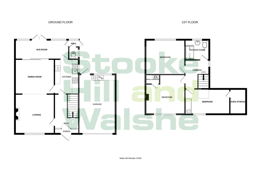 Floorplans For Scudamore Street, Hereford