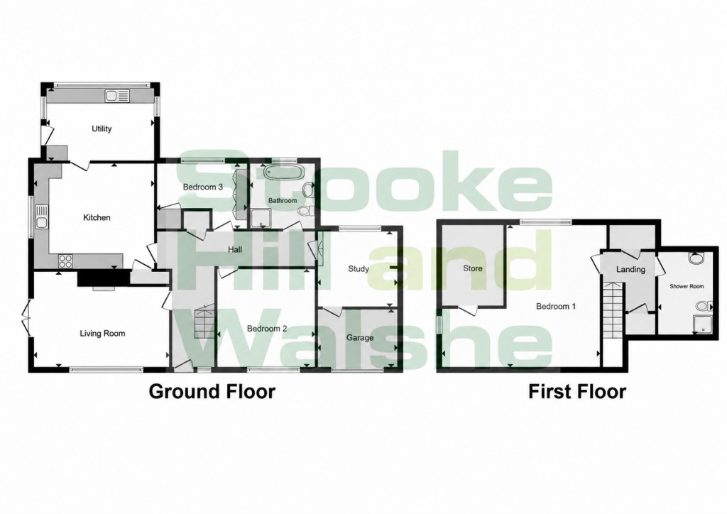 Floorplans For Bishopstone, Hereford