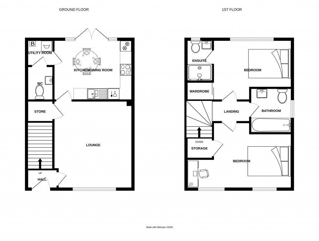 Floorplans For Holmer, Hereford
