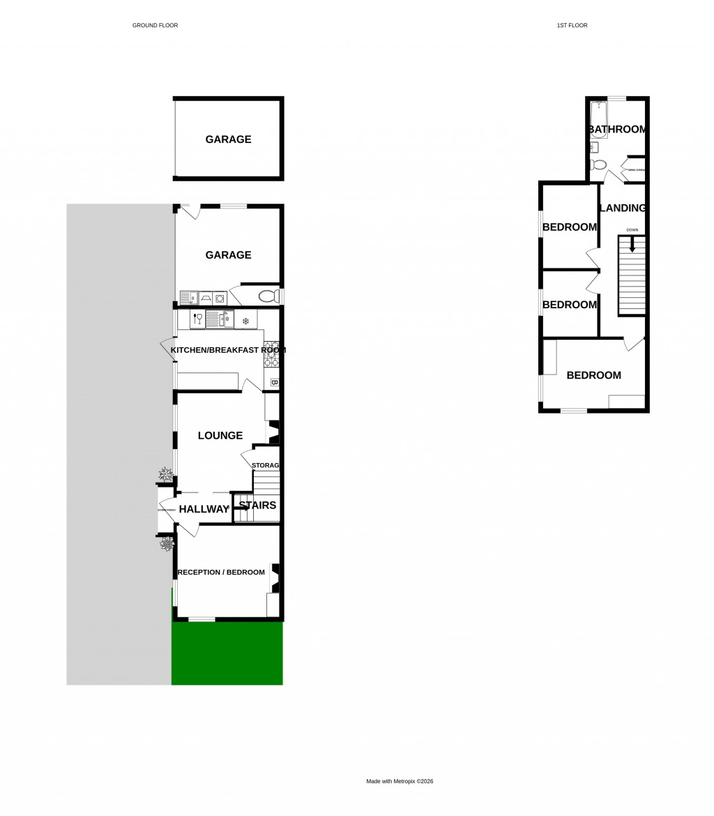 Floorplans For Church Road, Hereford
