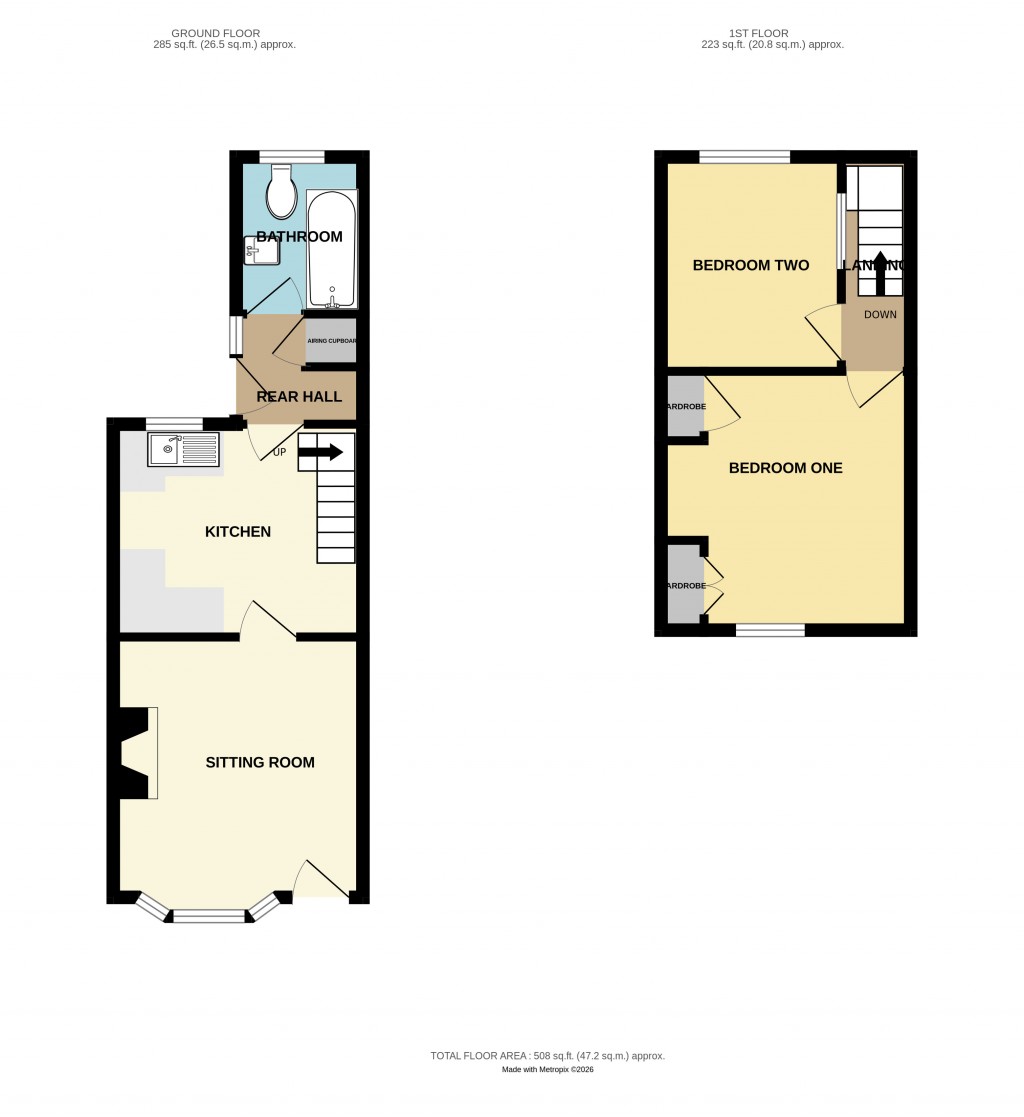 Floorplans For Albert Road, Ledbury
